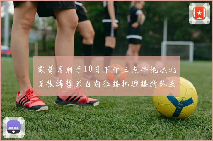 蒙哥马利于10日下午三点半抵达北京张稀哲亲自前往接机迎接新队友